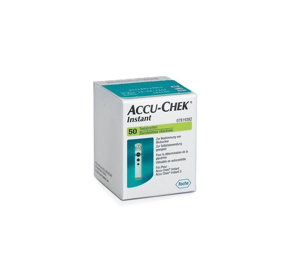 ACCU-CHEK INSTANT bandelettes bte 50 pce