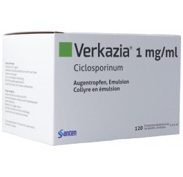 VERKAZIA gtt opht 120 monodos 0.3 ml