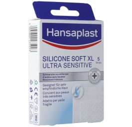 HANSAPLAST Pansement silicone Large nouv 5 pce