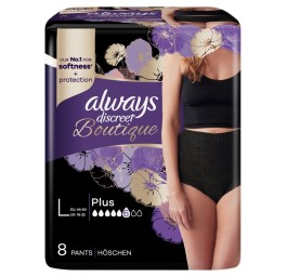 ALWAYS Discreet Boutique incont Pants L noir 8 pce