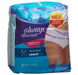 ALWAYS Discreet incontinence Pants M normal 8 pce