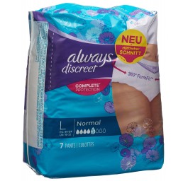 ALWAYS Discreet incontinence Pants L normal 7 pce