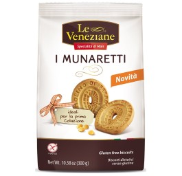 LE VENEZIANE Biscuits Munaretti sans gluten 300 g
