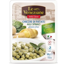 LE VENEZIANE gnocchi avec épinards s gluten 500 g