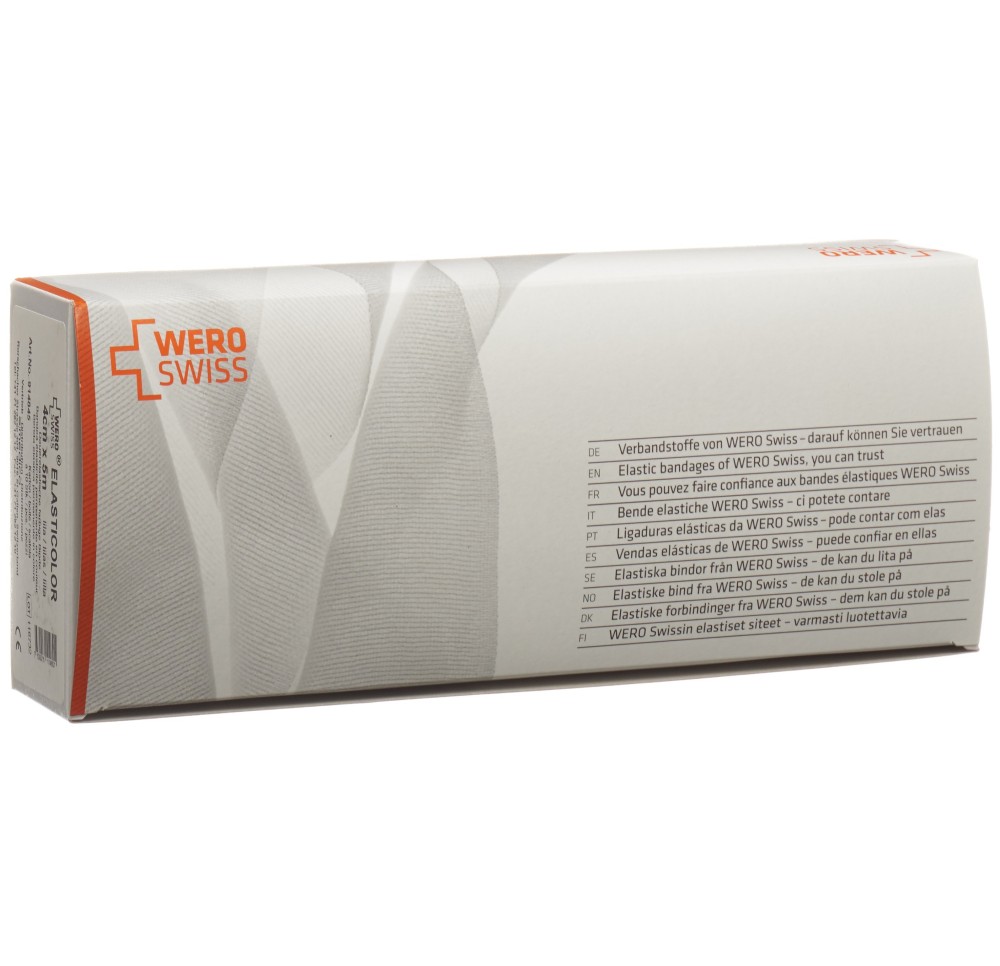 WERO SWISS Elasticolor band él 5mx4cm lilas 10 pce
