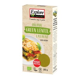 EXPLORE CUISINE lasagne aux lentil vert bio 250 g