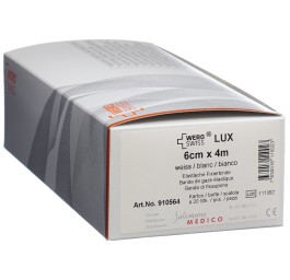 WERO SWISS Lux bande fix gaze él 4mx6cm bla 20 pce