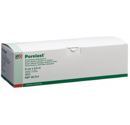 PORELAST bande adhésive 8cmx2.5m chair 10 pce