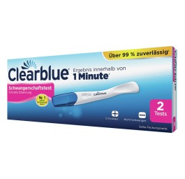 CLEARBLUE test de grossesse détection rapide 2 pce