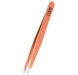 RUBIS pincette biseauté orange past inox