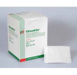 VLIWAKTIV compres absor charbon 10x10cm st 20 pce