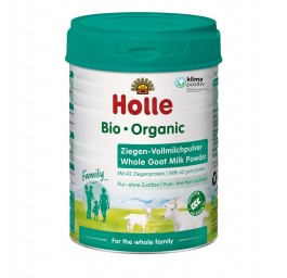 HOLLE lait de chèvre en poudre bio Family 400 g