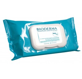 BIODERMA ABCDerm H2O lingettes bb enf 60 pce