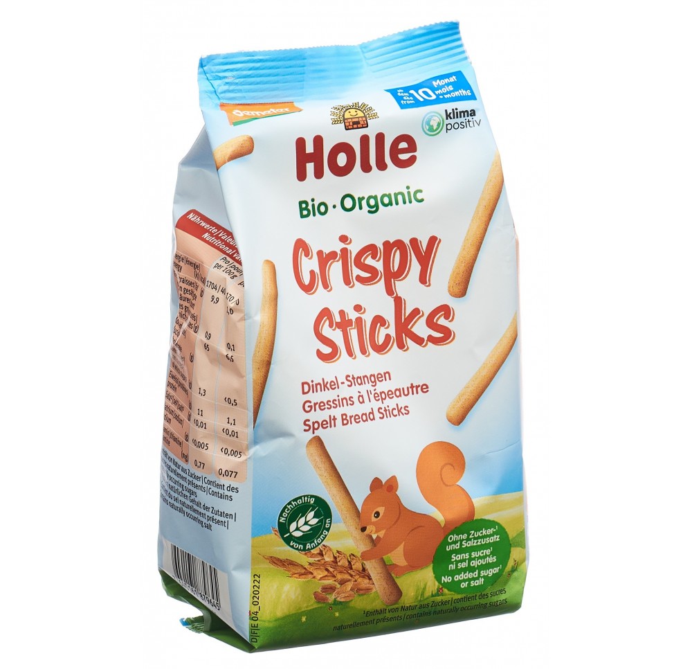 HOLLE Bio Crispy Sticks à l'épeautre sach 80 g