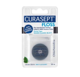 CURASEPT FLOSS fil dentaire 50m noir