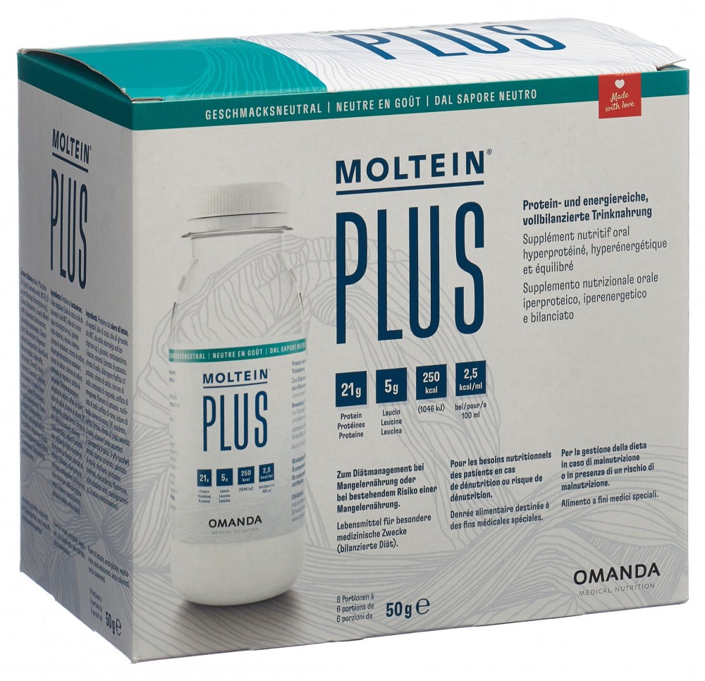 MOLTEIN PLUS 2.5 goût neutre 6 fl 50 g