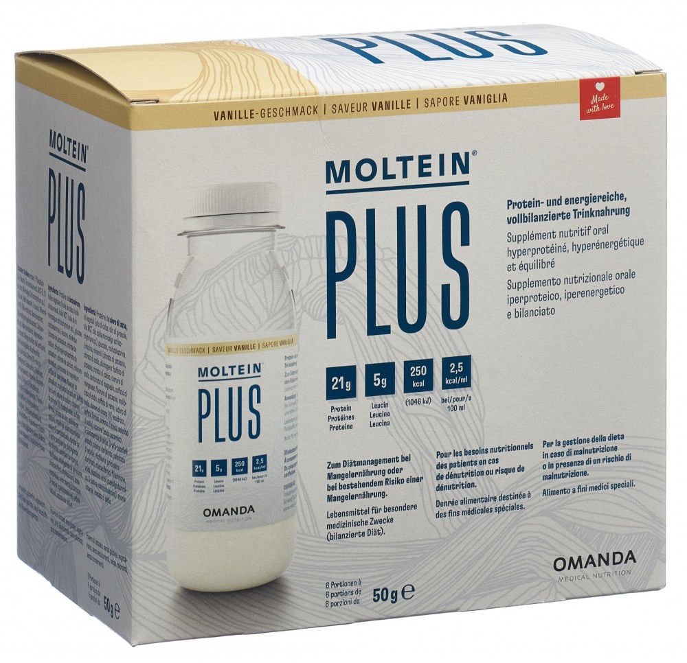 MOLTEIN PLUS 2.5 vanille 6 fl 50 g