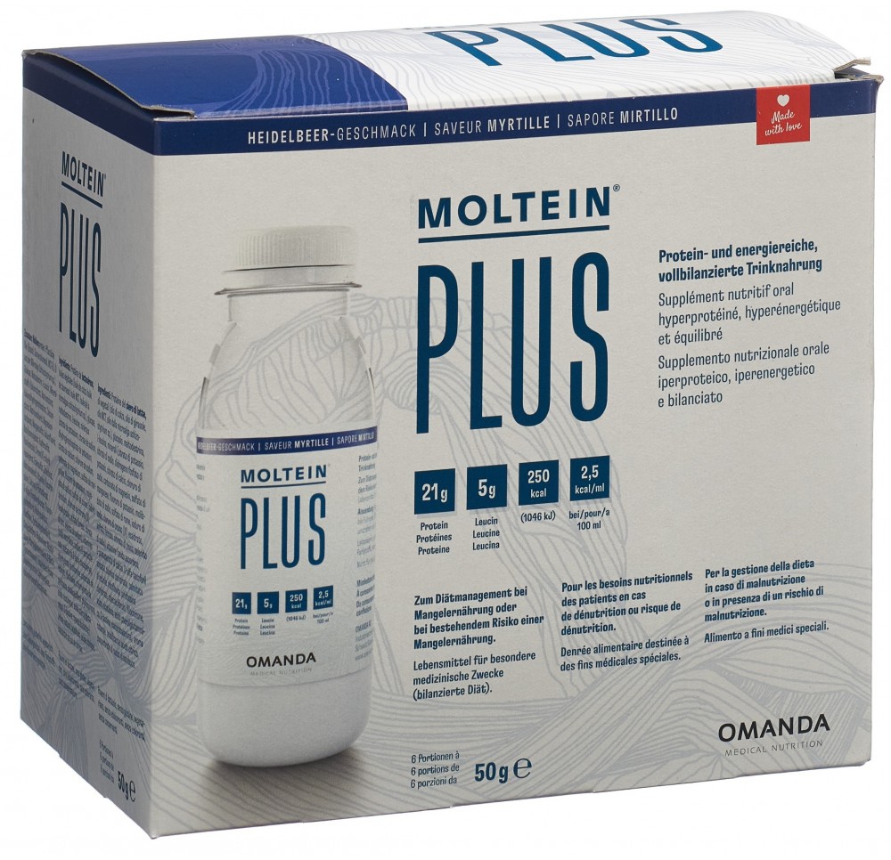 MOLTEIN PLUS 2.5 myrtille 6 fl 50 g