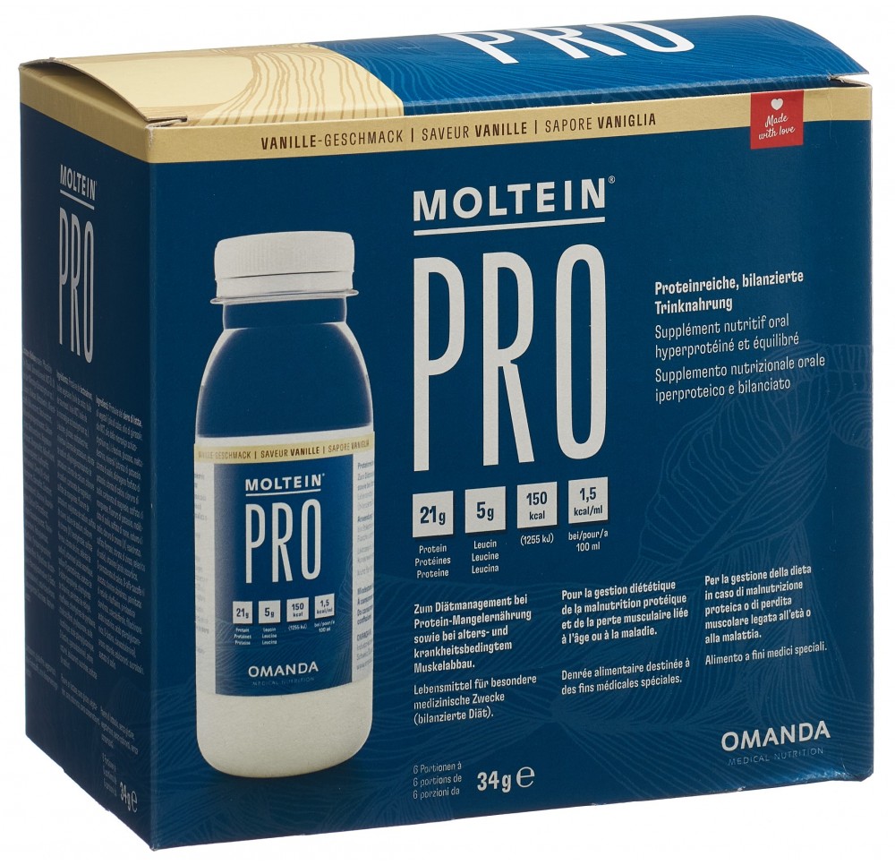 MOLTEIN PRO 1.5 vanille 6 fl 34 g