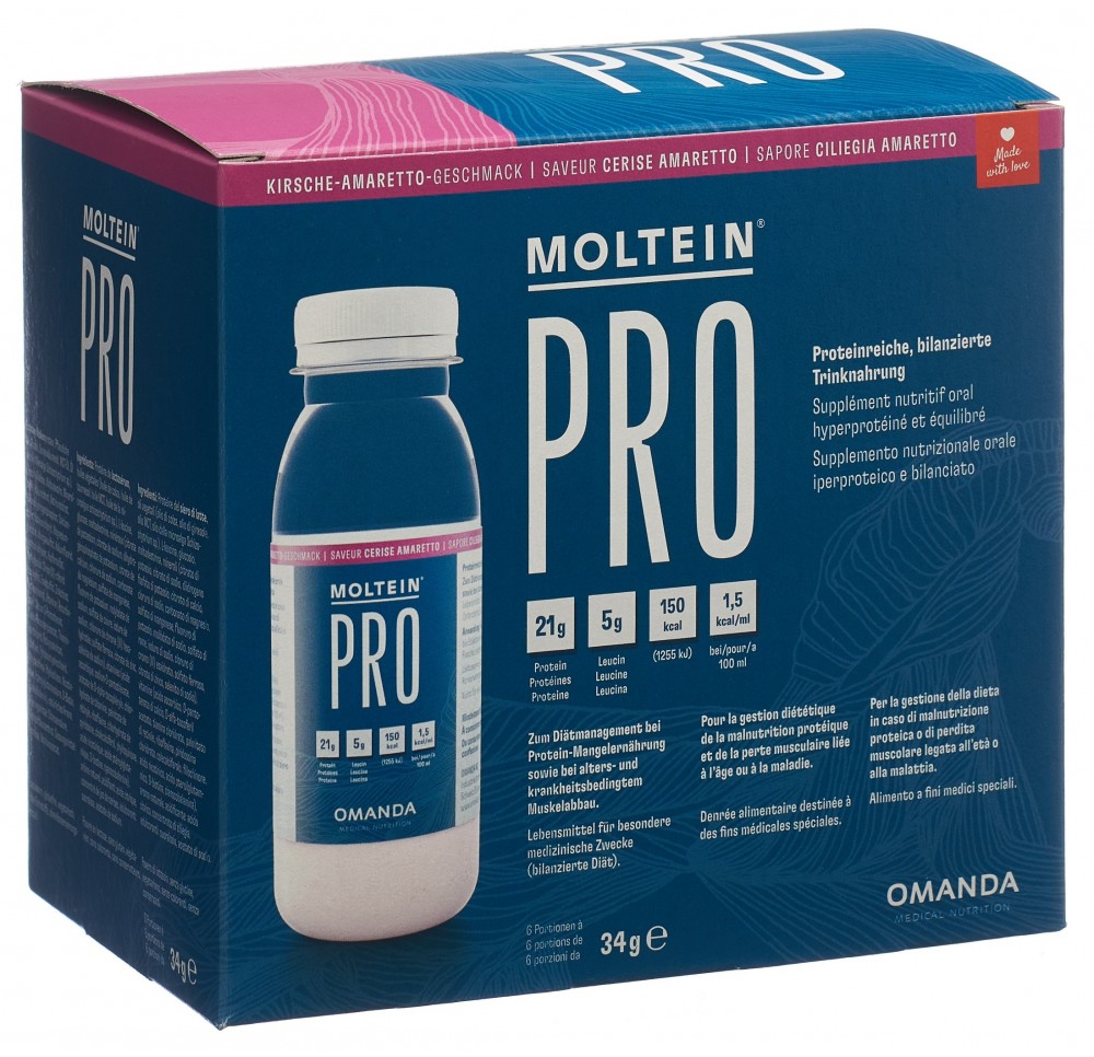 MOLTEIN PRO 1.5 cerise amaretto 6 fl 34 g