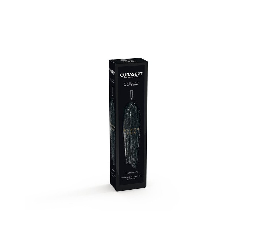 CURASEPT BLACK LUXURY WHITENING TOOTHP 75ML+BRUSH