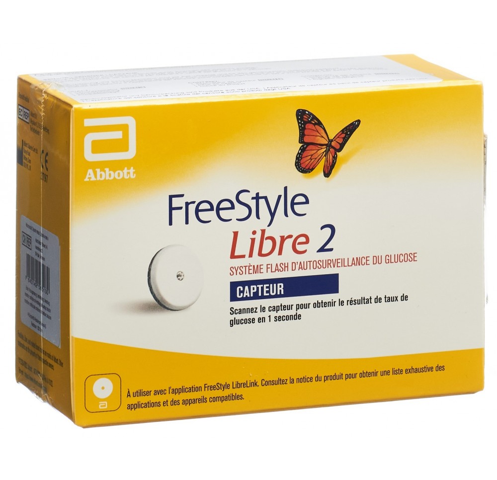 ABBOTT (IP-APS) FREESTYLE Libre 2 capteur 14 jours