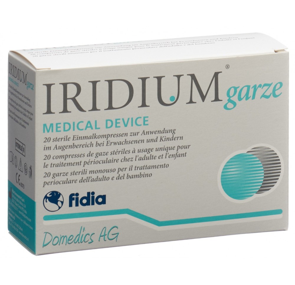 IRIDIUM garze compresses de gaze stériles 20 pce