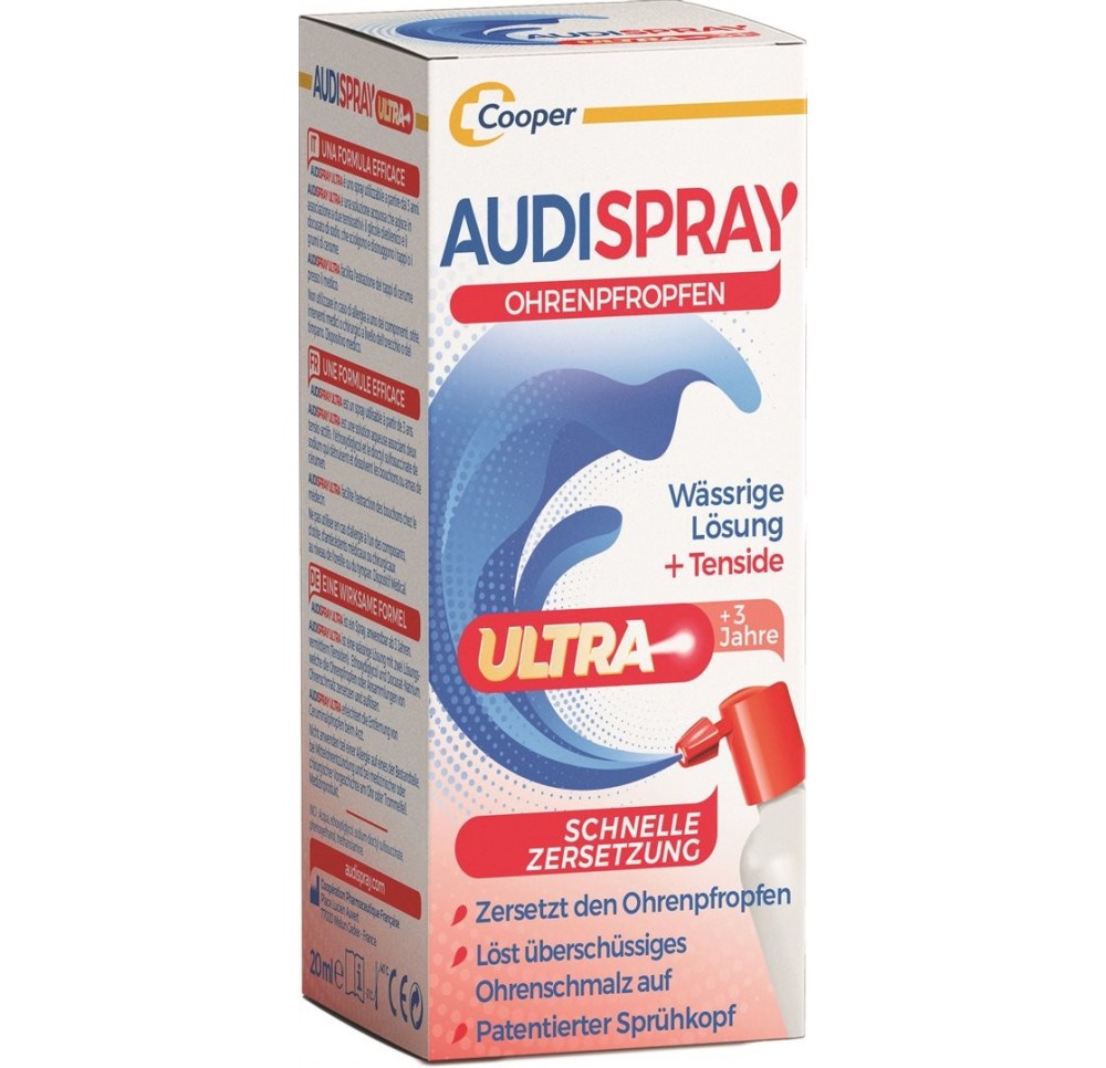 AUDISPRAY Ultra Bouchons de cérumen 20 ml