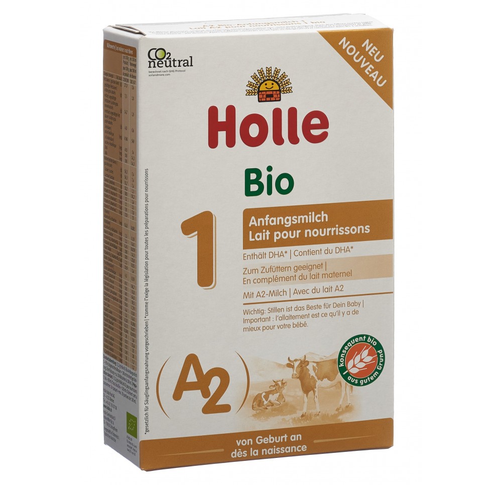 HOLLE A2 lait pour nourrissons 1 bio 400 g