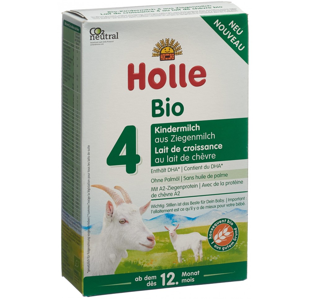 HOLLE lait de suite 4 lait chèvre bio 400 g