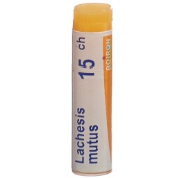 BOIRON lachesis mutus glob 15 CH 1 dos