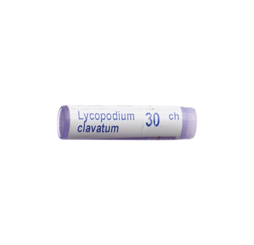 BOIRON lycopodium clavatum glob 30 CH 1 dos