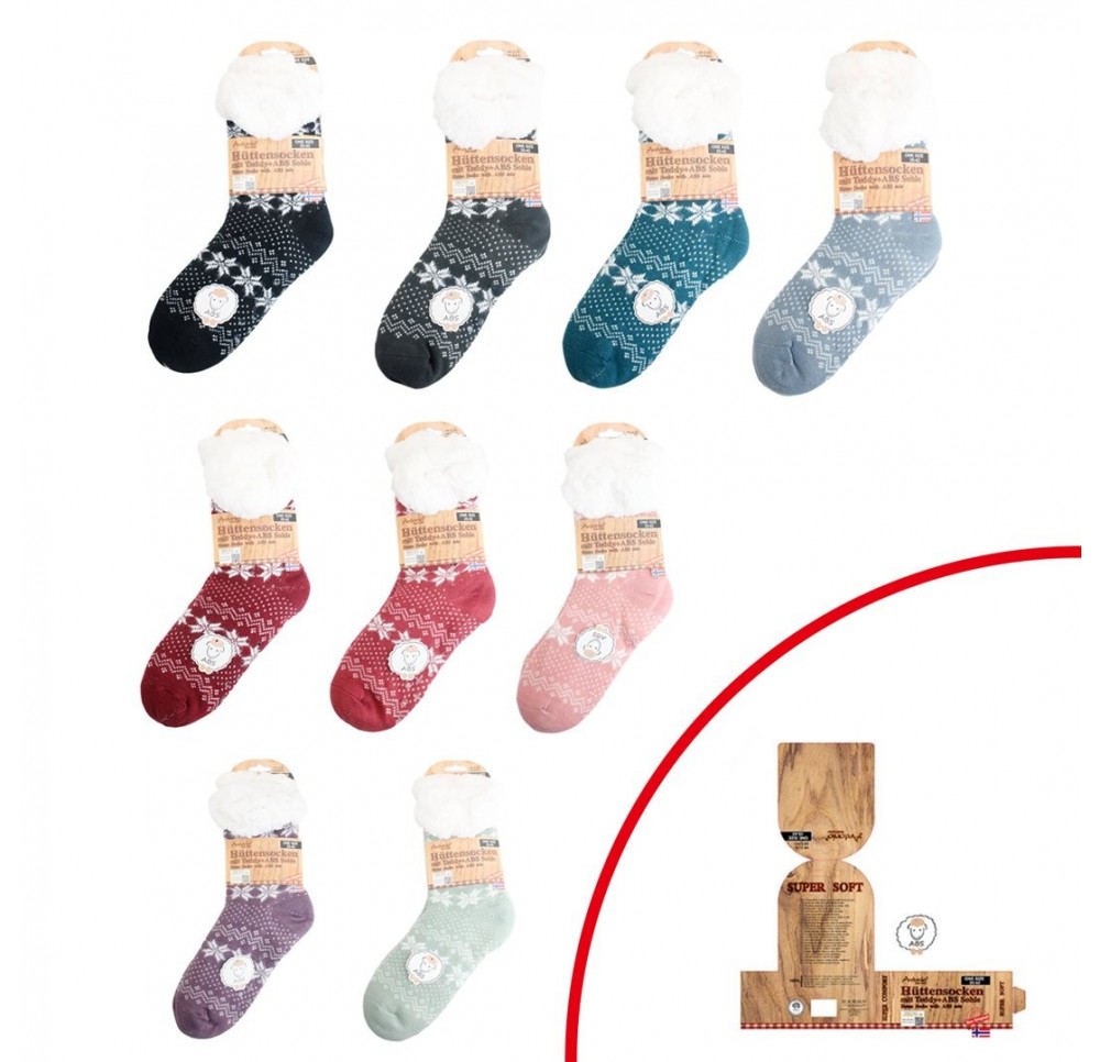 ANTONIO Hüttensocken Ladies Frozen Stars 1 paire