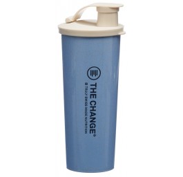 BE THE CHANGE Shaker 450ml blau