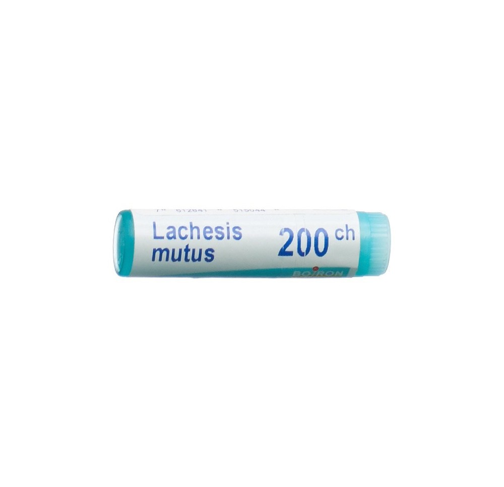 BOIRON lachesis mutus glob 200 CH 1 dos