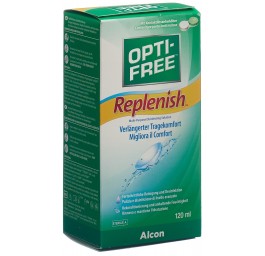 OPTI FREE REPLENISH solution décontamin fl 120 ml