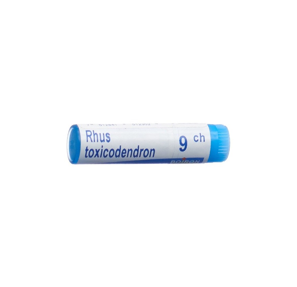 BOIRON rhus toxicodendron glob 9 CH 1 dos