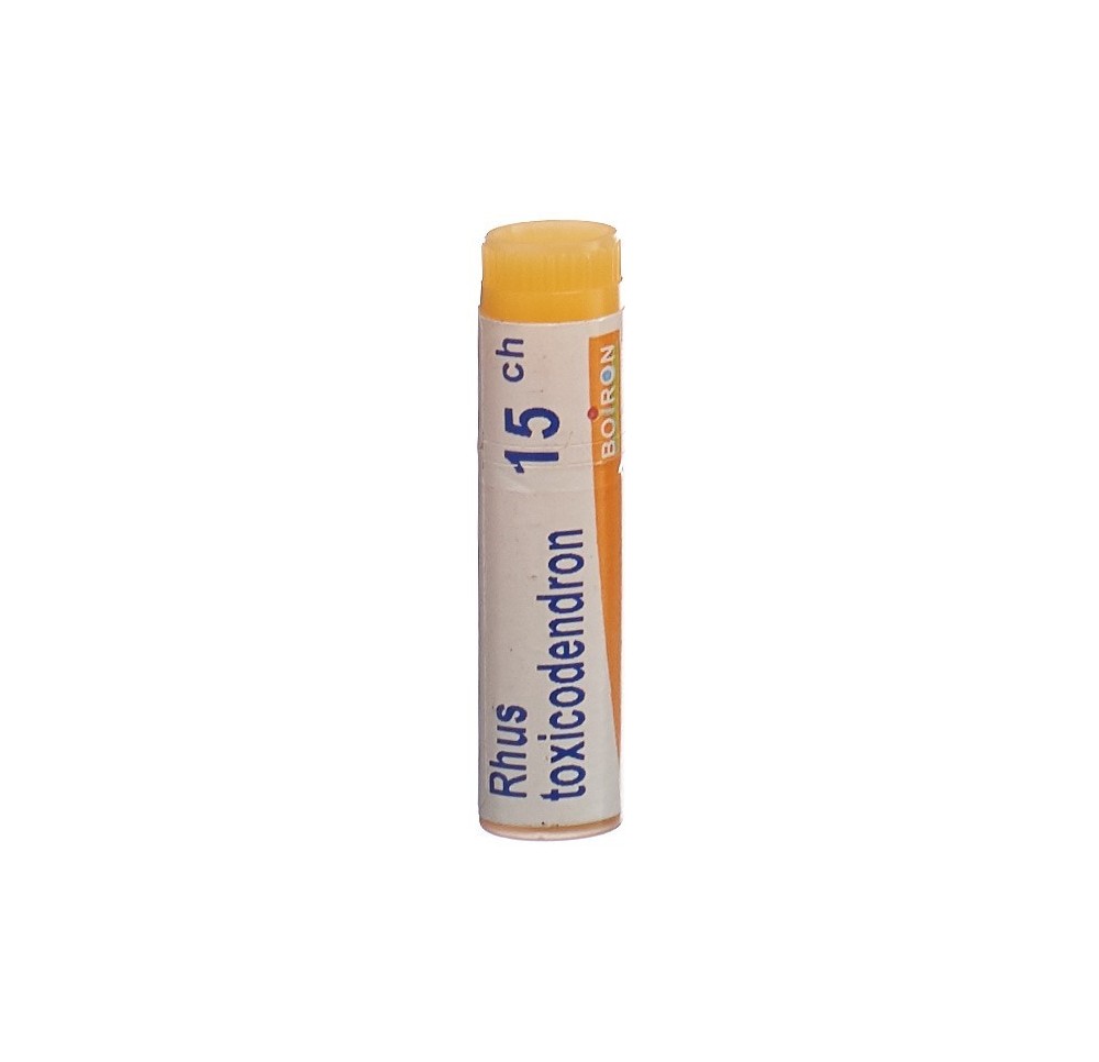 BOIRON rhus toxicodendron glob 15 CH 1 dos