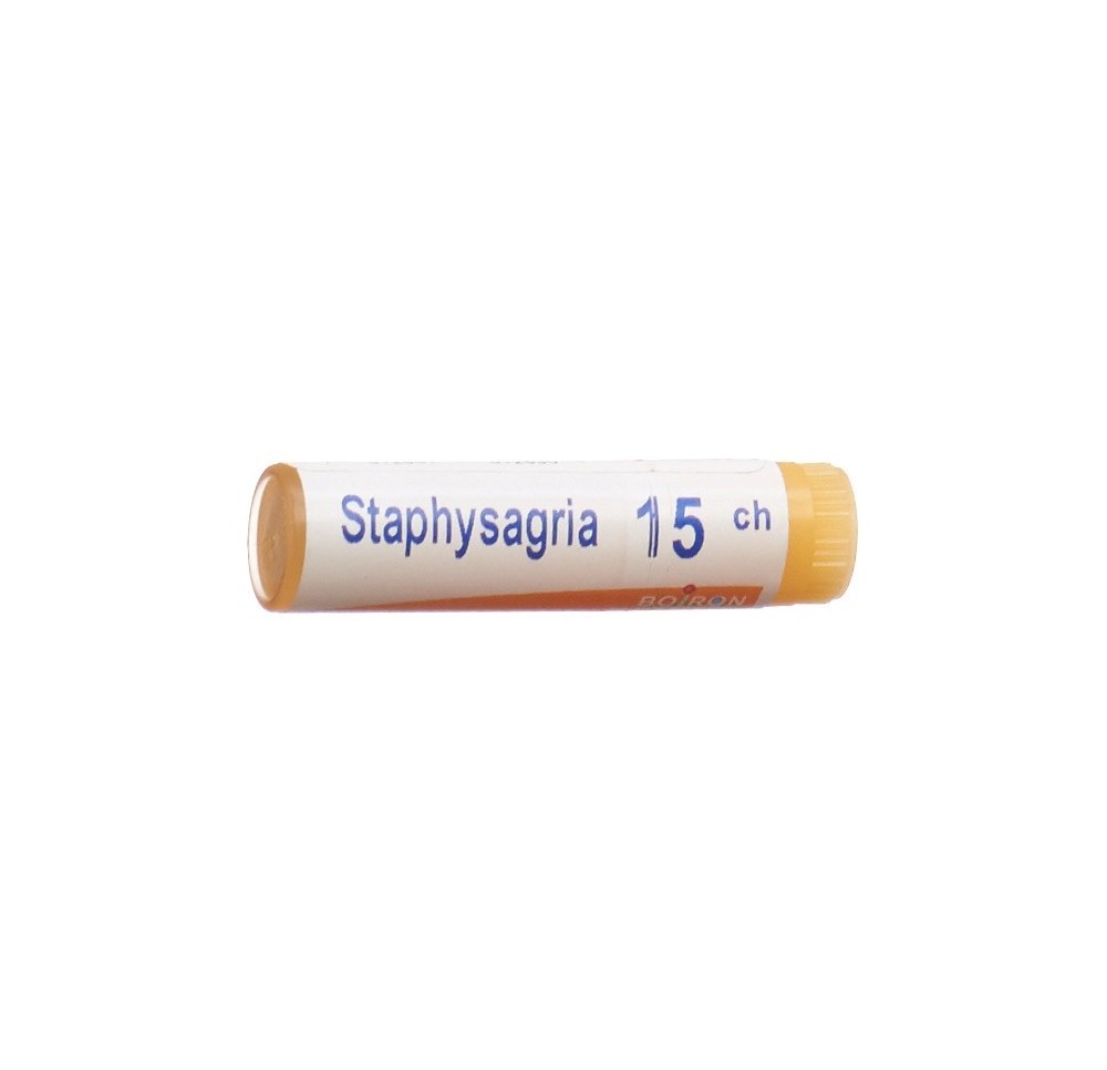 BOIRON staphysagria glob 15 CH 1 dos