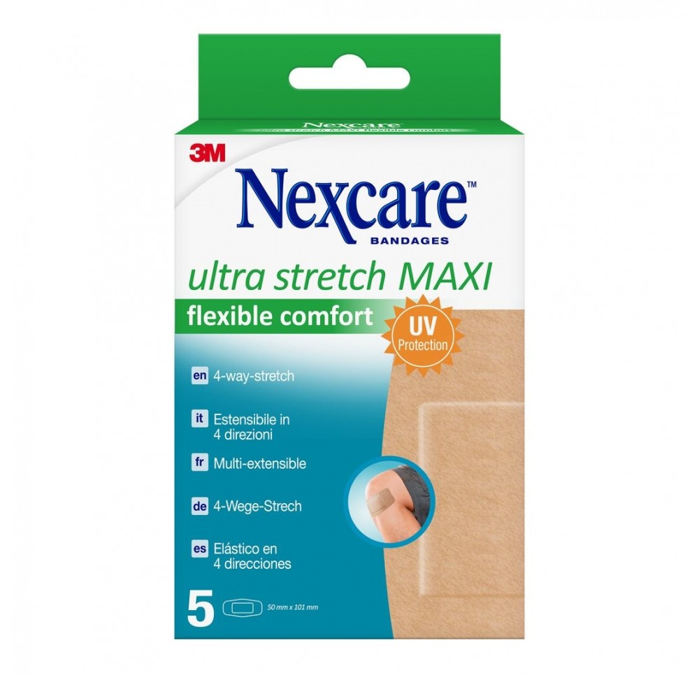 3M NEXCARE Ultra Str MAXI Flex Comf 50x101mm 5 pce