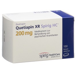 QUETIAPINE XR Spirig HC cpr ret 200 mg 100 pce