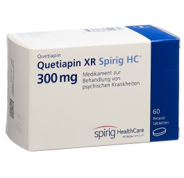 QUETIAPINE XR Spirig HC cpr ret 300 mg 60 pce