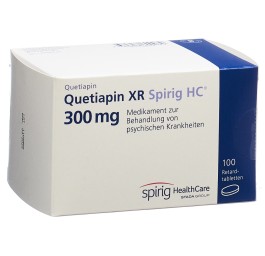 QUETIAPINE XR Spirig HC cpr ret 300 mg 100 pce
