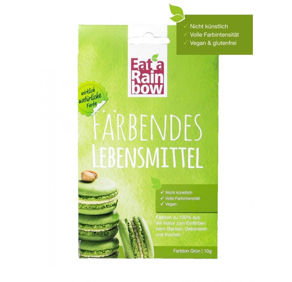 EAT A RAINBOW colorant alimentaire vert sach 10 g