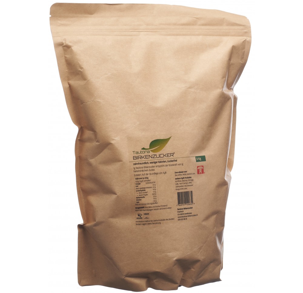 TAUTONA Birkenzucker/Xylit Nachfüllbeutel 3 kg