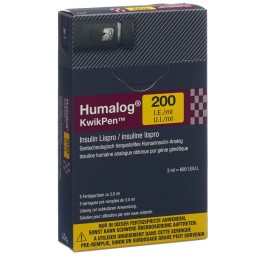 HUMALOG KwikPen sol inj 200 UI/ml 5 stylo pré 3 ml