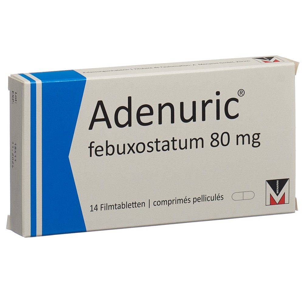 ADENURIC cpr pell 80 mg 14 pce ADENURIC cpr pell 80 mg 14 pce