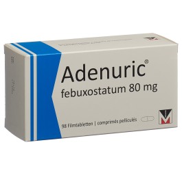 ADENURIC cpr pell 80 mg 98 pce