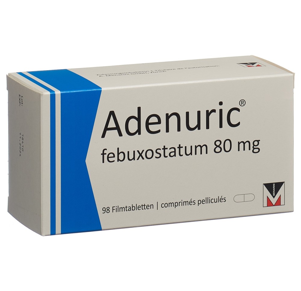 ADENURIC cpr pell 80 mg 98 pce ADENURIC cpr pell 80 mg 98 pce