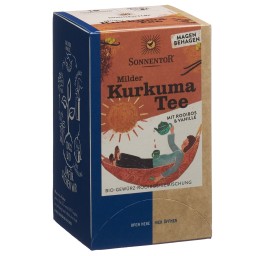 SONNENTOR milder Kurkuma Tee BIO sach 18 pce